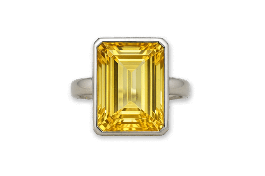 Pierścionek z cytrynem