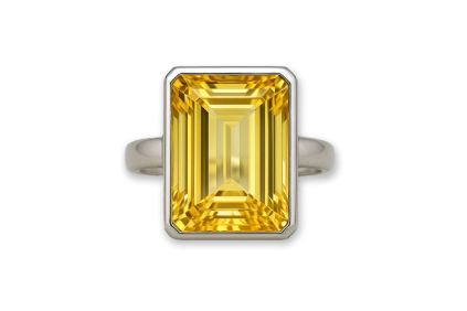 Pierścionek z cytrynem